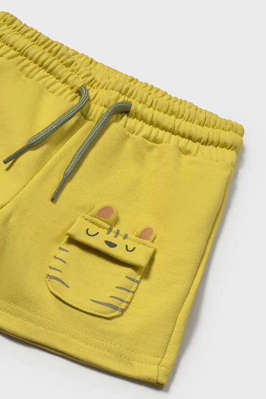 Băieți Mayoral pantaloni scurti copii 1242.3D.Baby.PPYA galben