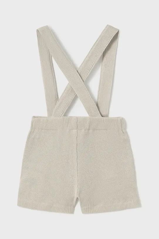 Mayoral szorty bawełniane dziecięce 1243.3F.Baby.PPYA beżowy SS25