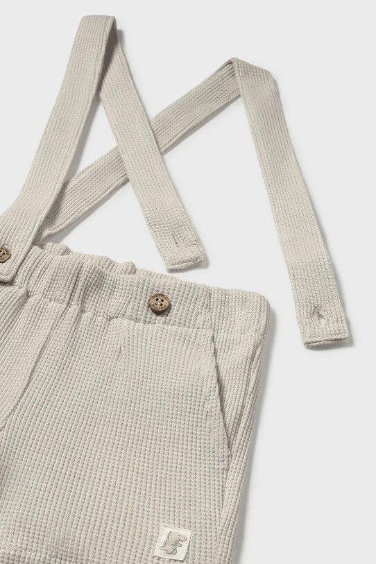 Chłopiec Mayoral szorty bawełniane dziecięce 1243.3F.Baby.PPYA beżowy