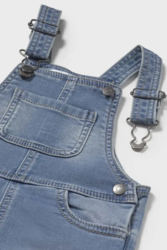 Mayoral pantaloni scurti din denim pentru copii soft denim albastru 1645.3H.Baby.PPYA