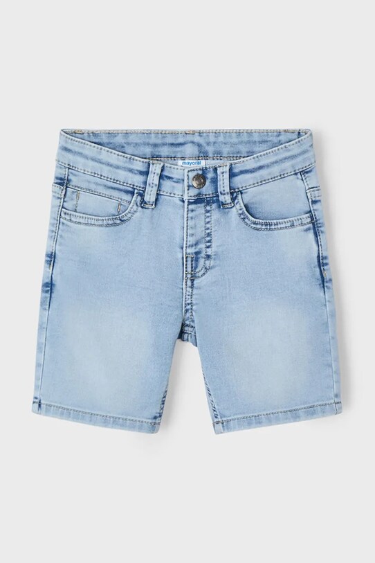 Παιδικό σορτς τζιν Mayoral soft denim 3218.5B.Mini.PPYA μπλε SS25