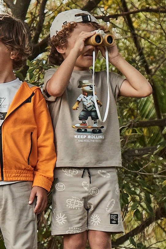 Παιδικό σορτς Mayoral casual πράσινο 3224.5F.Mini.PPYA