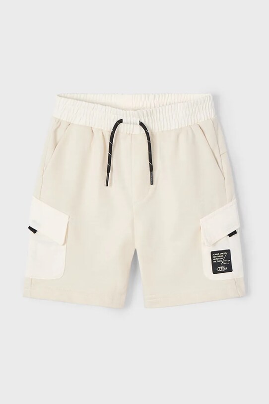 Mayoral pantaloni scurti copii cargo 3225.5G.Mini.PPYA bej SS25