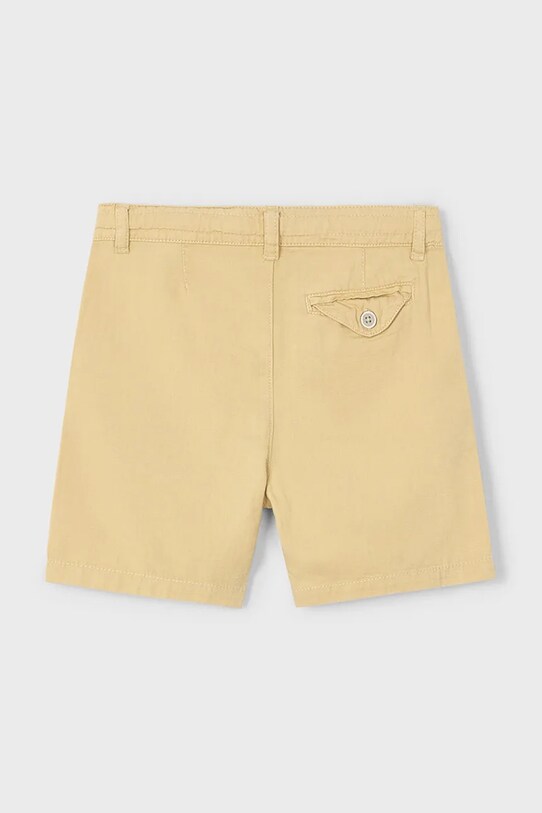 Mayoral pantaloni scurți din amestec de in pentru copii 3226.5H.Mini.PPYA bej SS25