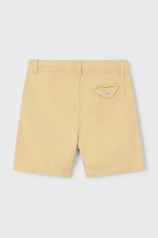 Mayoral pantaloni scurți din amestec de in pentru copii 3226.5H.Mini.PPYA bej SS25