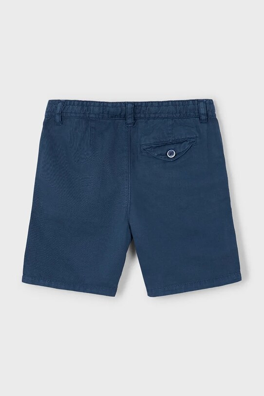 Mayoral pantaloni scurți din amestec de in pentru copii 3226.5H.Mini.PPYA bleumarin SS25