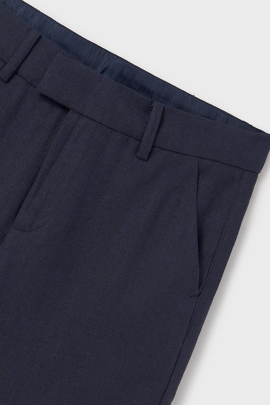 Mayoral pantaloni scurți din amestec de in pentru copii bleumarin 6202.7B.Junior.PPYA