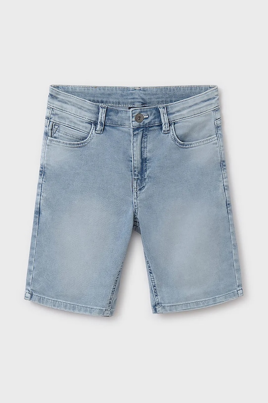 Dětské riflové kraťasy Mayoral soft denim 6203.7F.Junior.PPYA modrá SS25