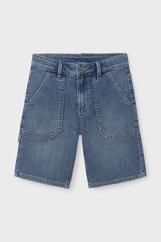 Detské rifľové krátke nohavice Mayoral 6204.7C.Junior.PPYA modrá SS25