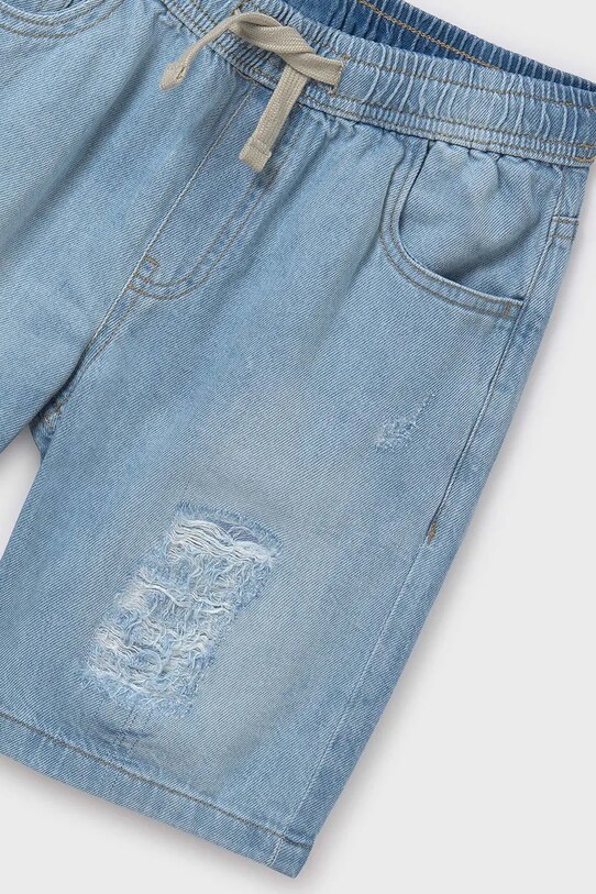 Mayoral pantaloni scurti din denim pentru copii albastru 6210.7F.Junior.PPYA
