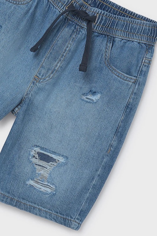 Băieți Mayoral pantaloni scurti din denim pentru copii 6210.7F.Junior.PPYA albastru