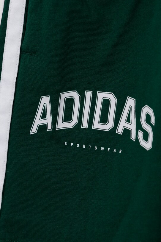 adidas pantaloni scurți din bumbac pentru copii verde JM2440