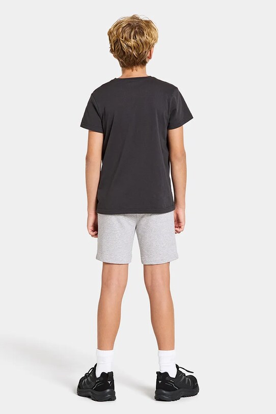 Didriksons pantaloni scurți copii FEJAN KIDS SHORTS gri 505660