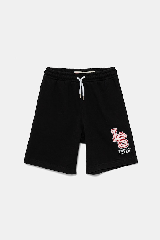 Levi's pantaloni scurți copii MONOGRAM SHORTS casual negru 9EM368