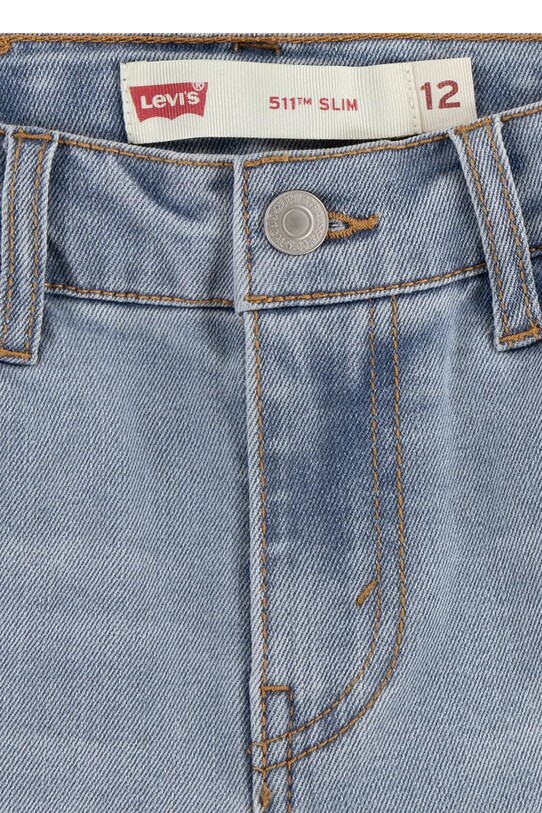 Момче Детски дънков къс панталон Levi's NEW 511 SLIM FIT DENIM SHORT 9EM374 син
