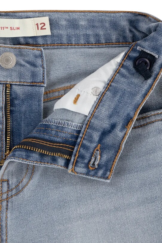 Детски дънков къс панталон Levi's NEW 511 SLIM FIT DENIM SHORT син 9EM374