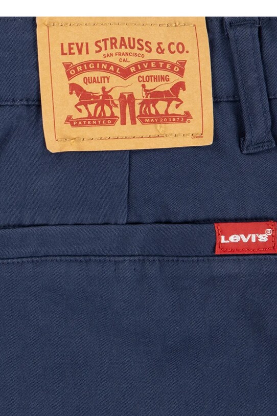 Băieți Levi's pantaloni scurti copii XX AUTHENTIC CHINO SHORTS 8EM375 bleumarin
