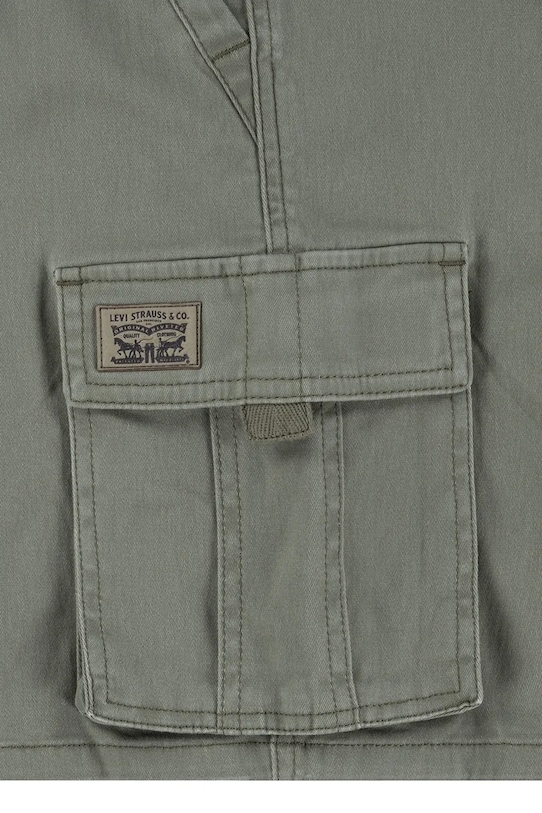 Otroške kratke hlače Levi's TRADITIONAL CARGO SHORTS 9EM381 zelena