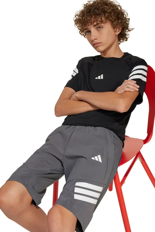 adidas pantaloni scurți copii JD0121 gri