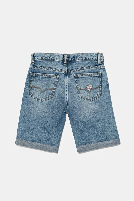 Guess szorty z domieszką lnu dziecięce L5GD00.D41E0.PPYA niebieski SS25