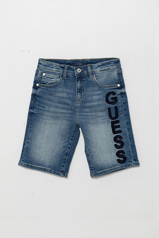 Guess szorty jeansowe dziecięce aplikacja niebieski L5GD01.D4GV0.PPYA