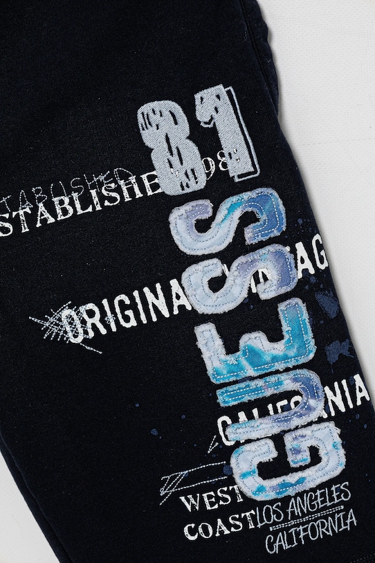 Chłopiec Guess szorty bawełniane dziecięce L5GD06.KA6R4.PPYA granatowy