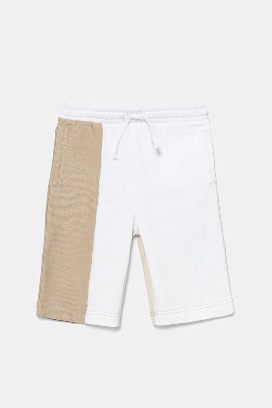 Детские хлопковые шорты Guess casual коричневый L5GD07.KA6R4.PPYA