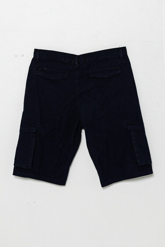 Детские хлопковые шорты Guess L5GD11.WHB40.PPYA тёмно-синий SS25