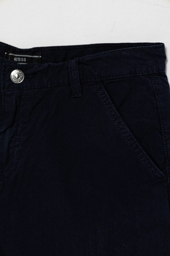 Мальчик Детские хлопковые шорты Guess L5GD11.WHB40.PPYA тёмно-синий