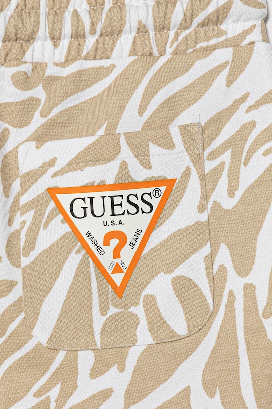 Dječaci Dječje pamučne kratke hlače Guess L5GD16.KA6R4.PPYA zelena