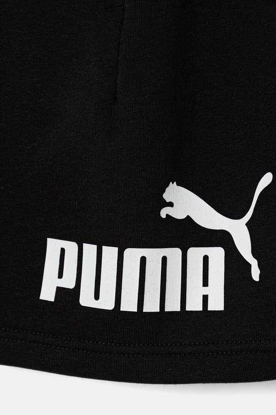 Мальчик Детские шорты Puma ESS No. 1 Logo Shorts TR 684918 чёрный