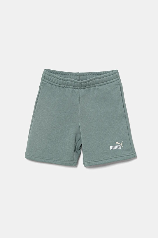 Детские шорты Puma ESS 2 COLOR No. 1 Logo Shorts TR аппликация зелёный 685826