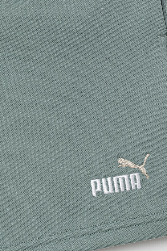 Chlapec Detské krátke nohavice Puma ESS 2 COLOR No. 1 Logo Shorts TR 685826 zelená