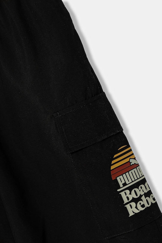 CHLAPEC Dětské kraťasy Puma MID90S Cargo Chino Shorts 685154.B černá