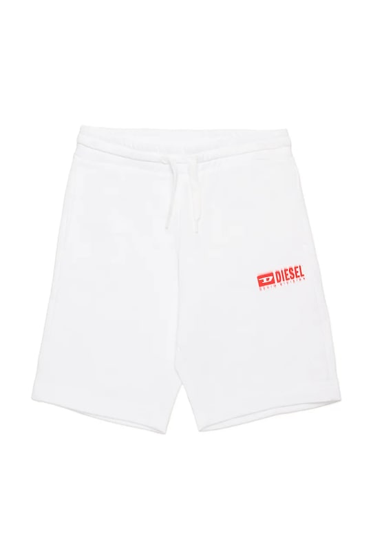 Детские хлопковые шорты Diesel PBASESHORT SHORTS casual белый J02236