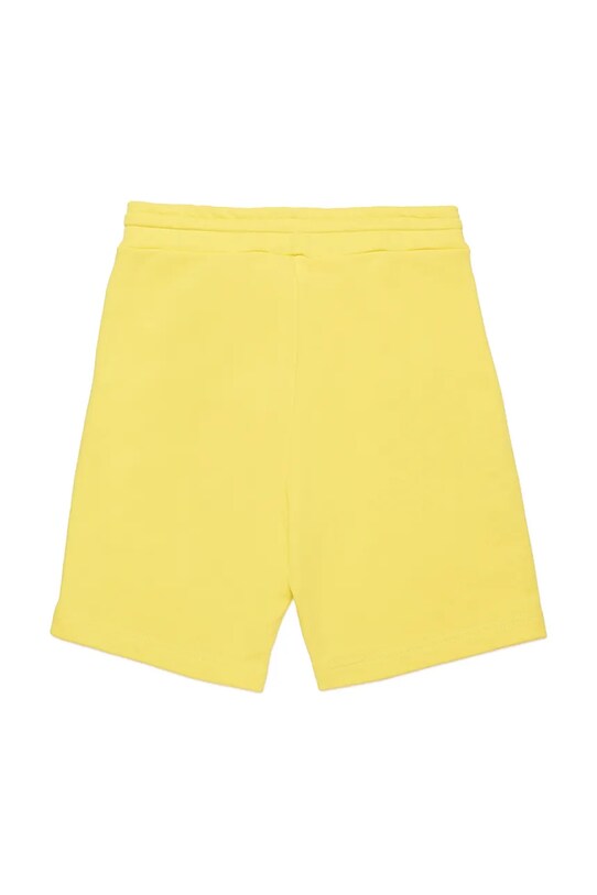 Дитячі бавовняні шорти Diesel PBASESHORT SHORTS J02236 жовтий SS25