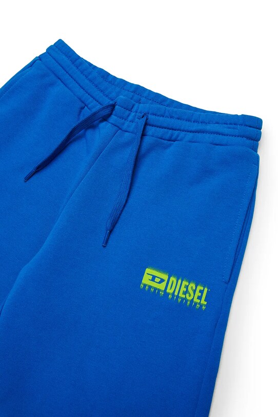 Băieți Diesel pantaloni scurți din bumbac pentru copii PBASESHORT SHORTS J02236 albastru