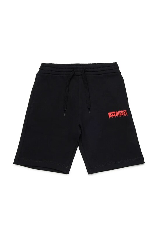 Diesel pantaloni scurți din bumbac pentru copii PBASESHORT SHORTS casual negru J02236