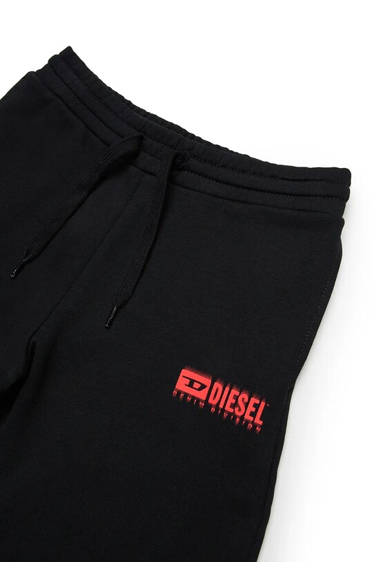 Băieți Diesel pantaloni scurți din bumbac pentru copii PBASESHORT SHORTS J02236 negru