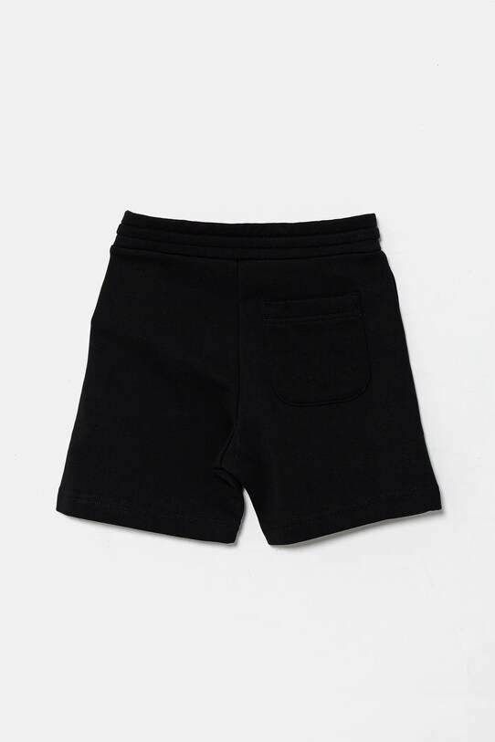 Παιδικό βαμβακερό σορτς Diesel PMACISHORT SHORTS J02239 μαύρο SS25