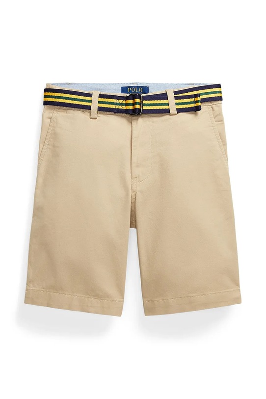 Dječje pamučne kratke hlače Polo Ralph Lauren bez uzorka bež 323863960005