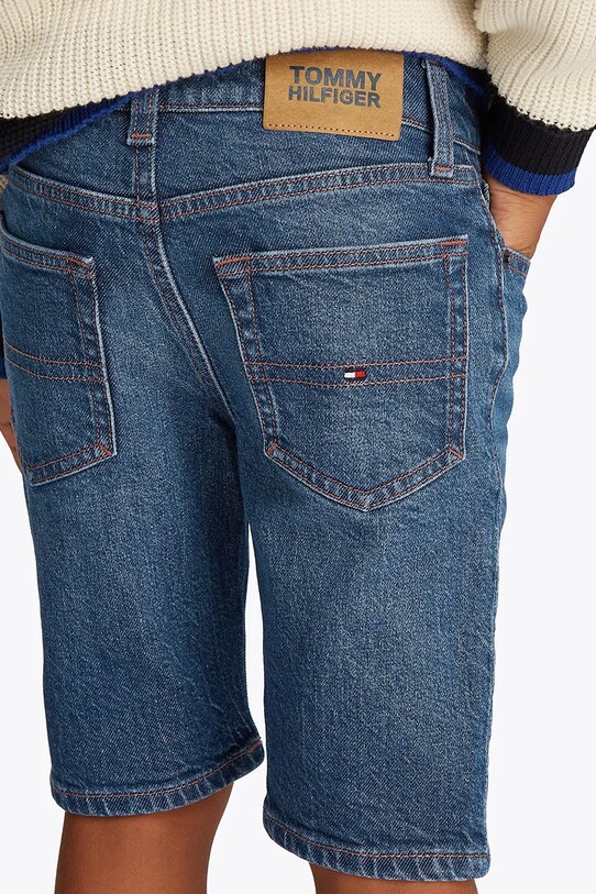 Детские джинсовые шорты Tommy Hilfiger KB0KB08133.128.176.PPYA голубой