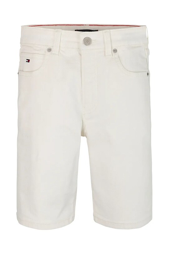 Dječje traper kratke hlače Tommy Hilfiger KB0KB09471.PPYA bijela SS25