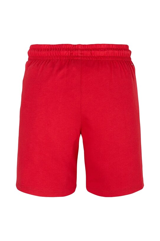 Chlapec Detské bavlnené šortky Tommy Hilfiger KB0KB09477.128.176.PPYA červená