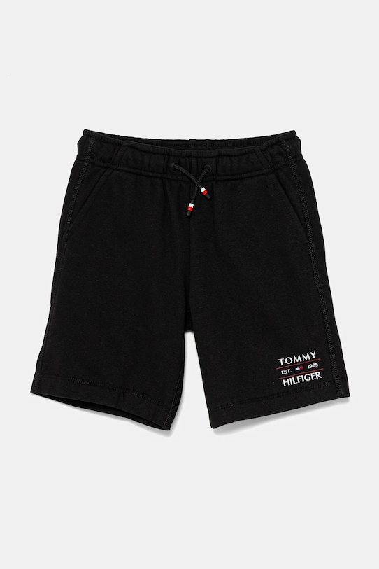 Tommy Hilfiger pantaloni scurti copii casual negru KB0KB09481.128.176.PPYA