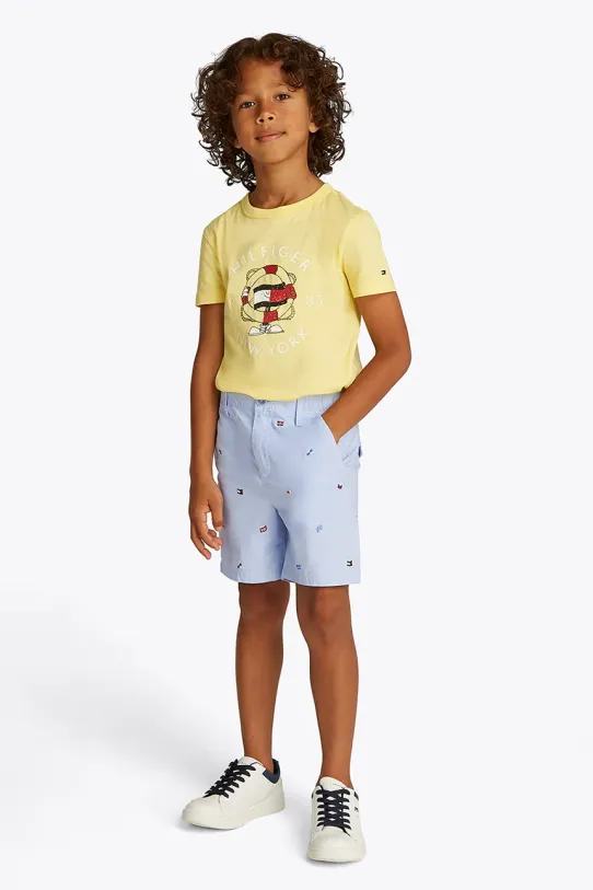 Tommy Hilfiger szorty dziecięce casual niebieski KB0KB09483.98.122.PPYA