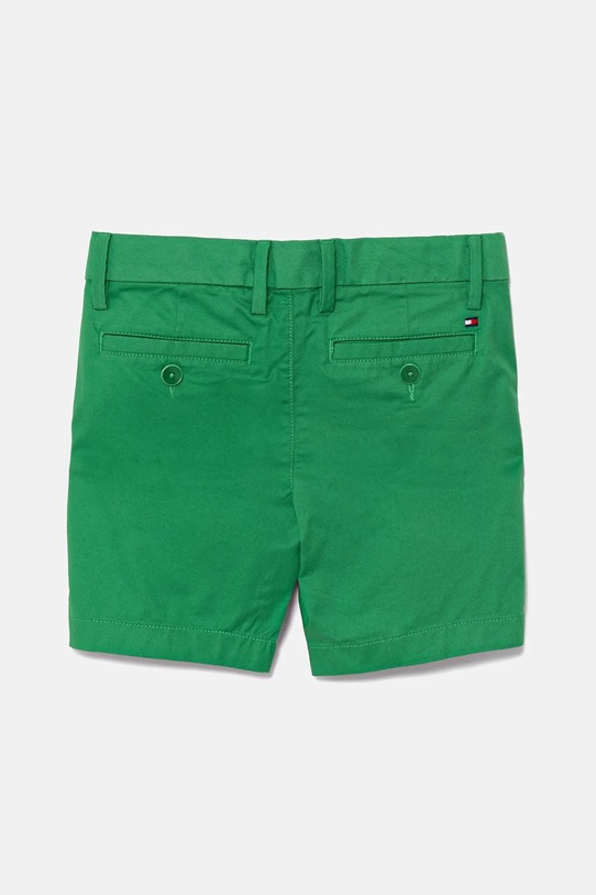 Detské krátke nohavice Tommy Hilfiger KB0KB09641.104.122.PPYA zelená SS25