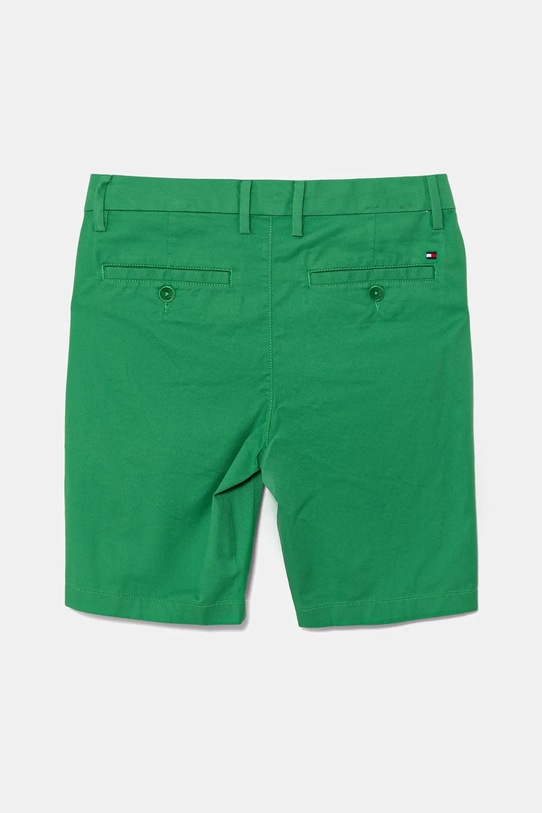 Dětské kraťasy Tommy Hilfiger KB0KB09641.128.152.PPYA zelená SS25