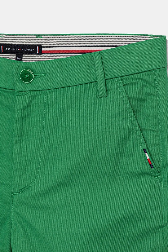 CHLAPEC Dětské kraťasy Tommy Hilfiger KB0KB09641.128.152.PPYA zelená