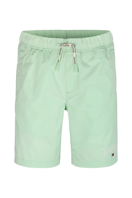 Kratke hlače Tommy Hilfiger KB0KB09642.128.176.PPYA zelena SS25